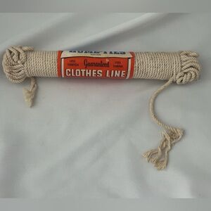VERY VINTAGE Home-Ties Clothes Line 50 feet new with tags sealed 1970’s